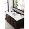James Martin Vanities Brittany 48in Single Vanity, Burnished Mahogany w/ 3 CM Ethereal Noctis Quartz Top 650-V48-BNM-3ENC - alternate 4
